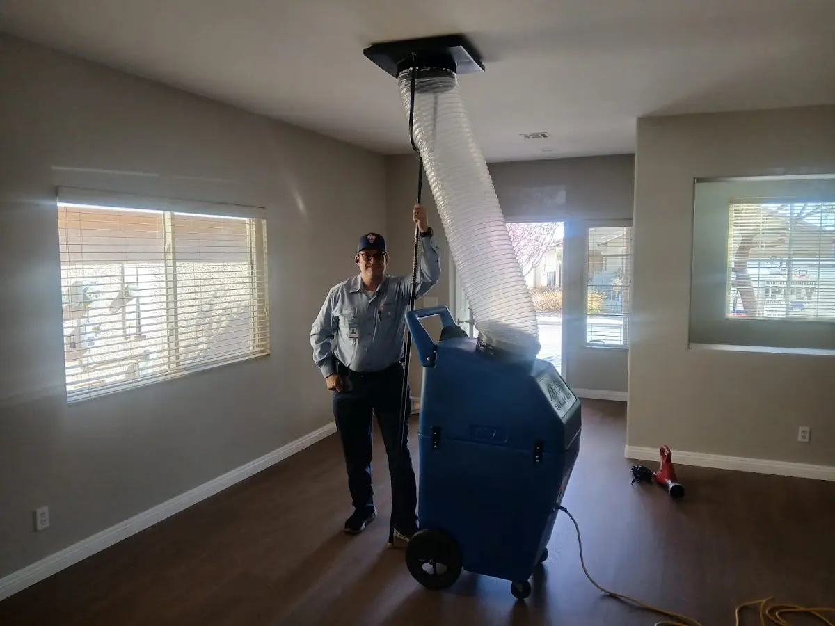 Professional Dryer Vent Cleaning work inside a Houma home